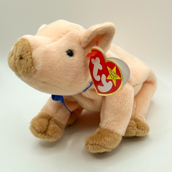 Ty Accents Vintage 999 Ty Beanie Babies Knuckles The Pig Poshmark